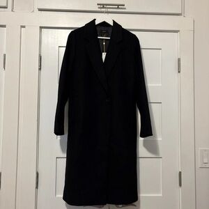 Quince Elegant Black Coat